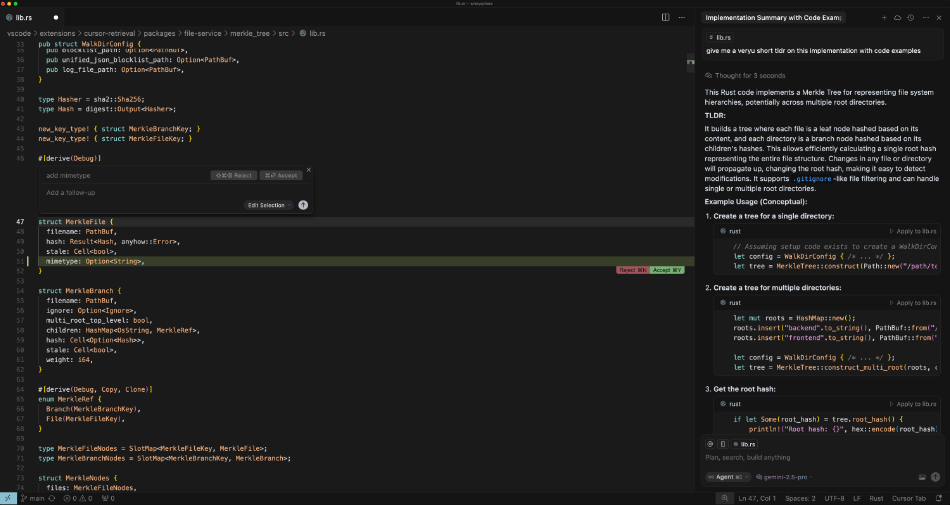 Génération de code avec Cursor