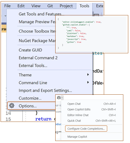 GitHub Copilot - configuration