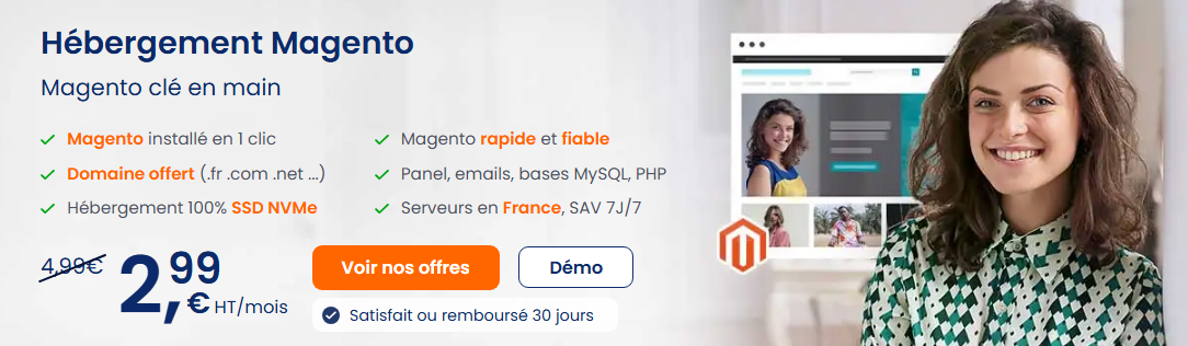 Le meilleur hébergement Magento