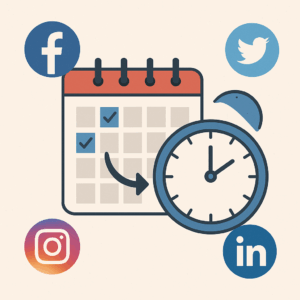 Automatisation n8n - publication programmée de contenus sur les réseaux sociaux