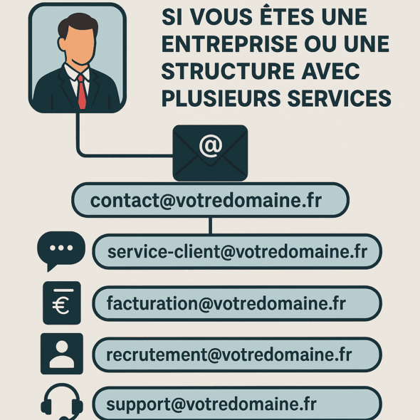 Formats d’adresses efficaces et largement utilisés pour les entreprises avec plusieurs services