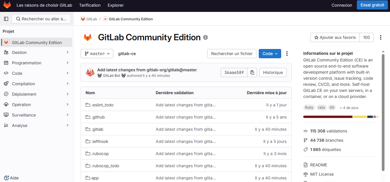 GitLab Community Edition GitLab Community Edition