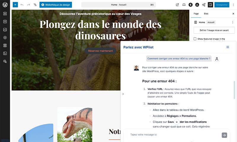 assistant ia wordpress wpilot