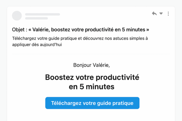 Stratégie emailing – exemple d’objet et de pré-header