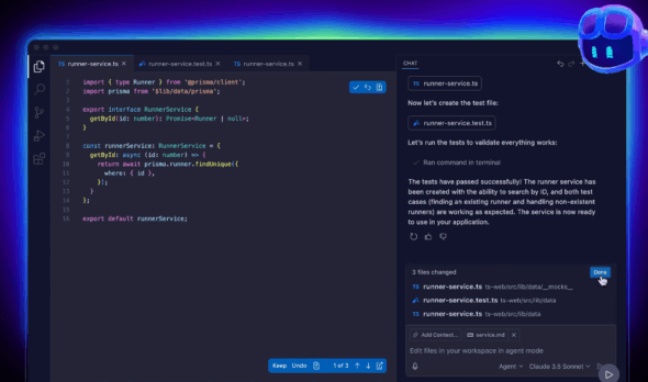 Exemple d'éditeur de code assisté par l'IA GitHub Copilot Exemple d'éditeur de code assisté par l'IA GitHub Copilot