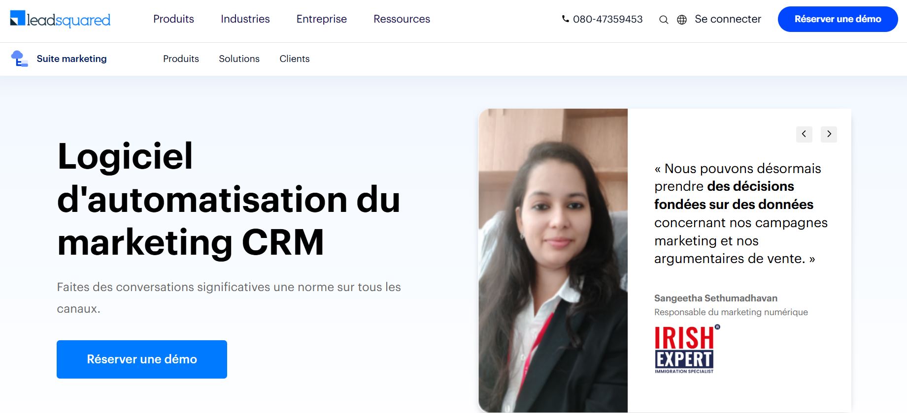 LeadSquared - Logiciel d'automatisation du marketing CRM