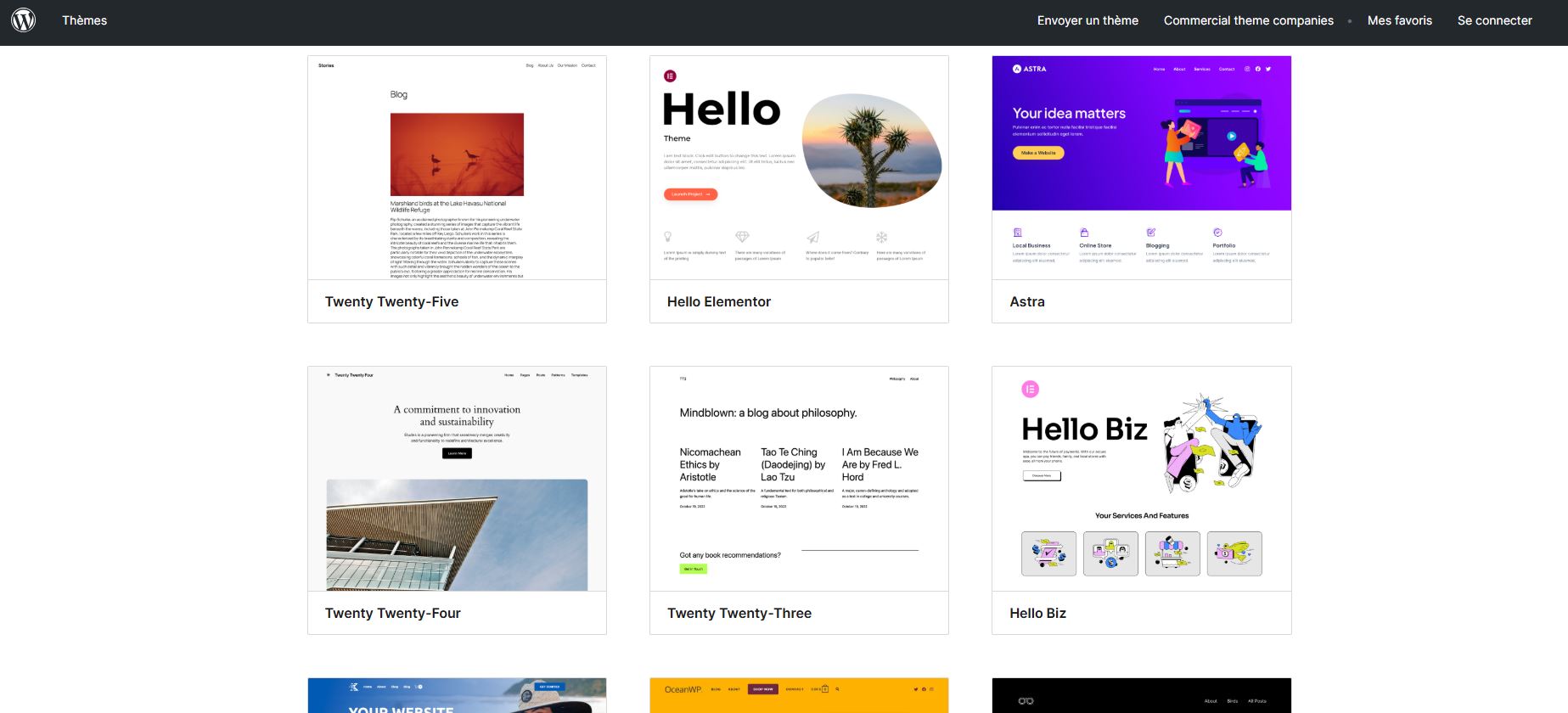 Qu'est-ce qu'un thème WordPress