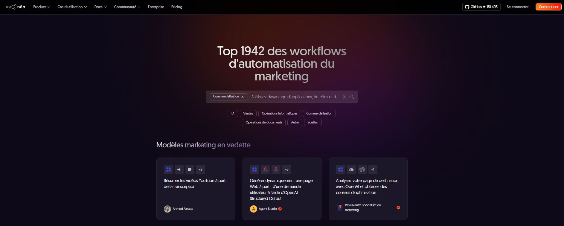 n8n - Automatisation avancée et marketing sur mesure