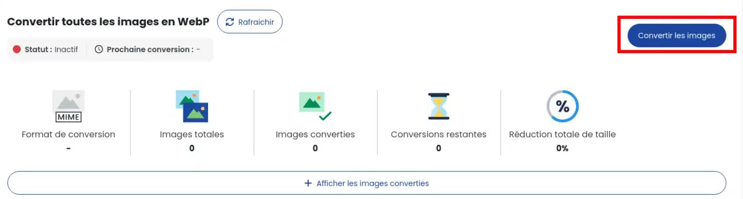 Améliorez les Core Web Vitals LCP et le CLS en convertissant vos images automatiquement avec LWS Optimize