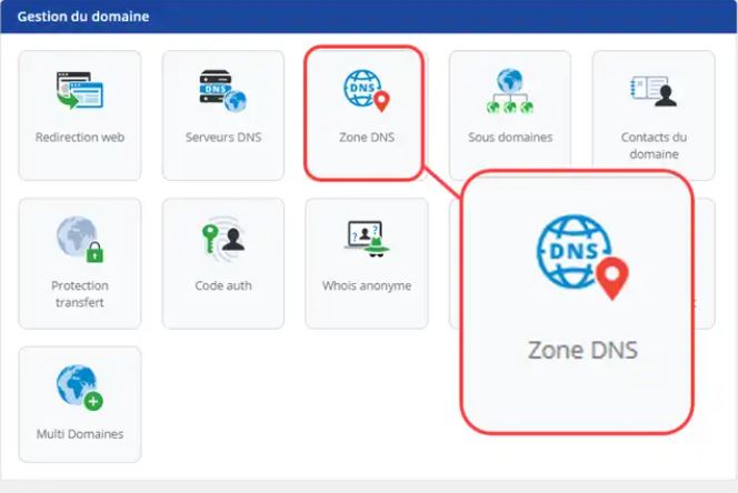 Gestion de nom de domaine - les zones DNS