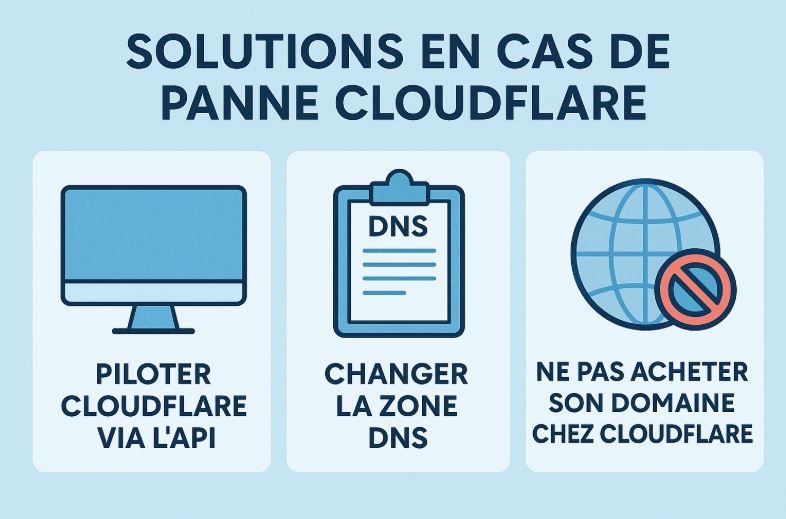 Panne Cloudflare bonne pratique et solution