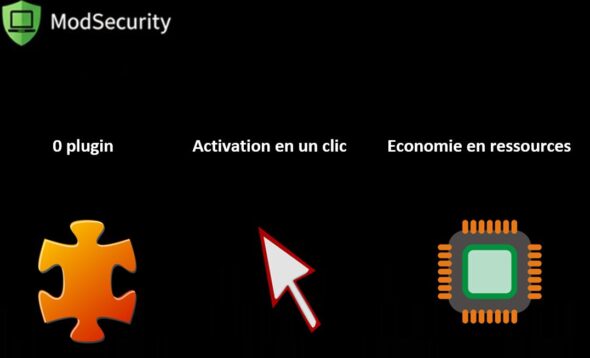 ModSecurity Spam sur cPanel - 0 plugin, activation en un clic et économie en ressources