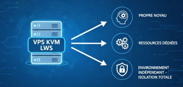 VPS KVM LWS - une isolation totale et des ressources dédiées