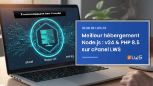 Meilleur hébergement Node.js v24 & PHP 8.5 sur cPanel LWS