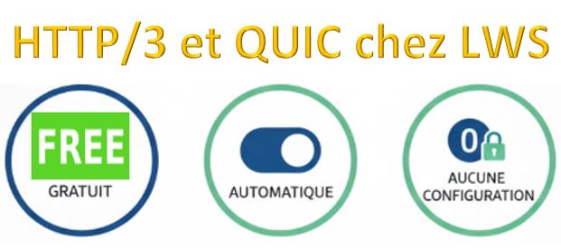 Déploiement de HTTP/3 et QUIC facilité – aucun frais caché, aucun coût, aucune configuration à effectuer, tout est automatisé et gratuite