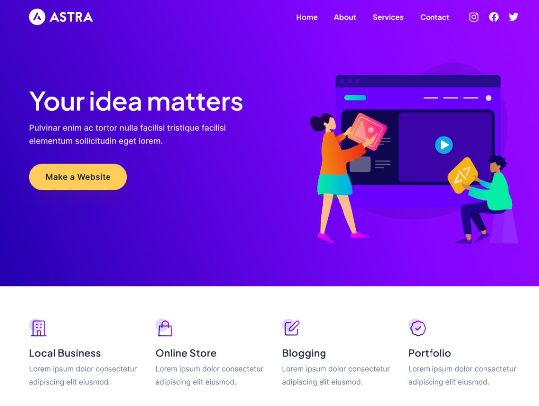 Astra – le meilleur thème WordPress gratuit en 2026