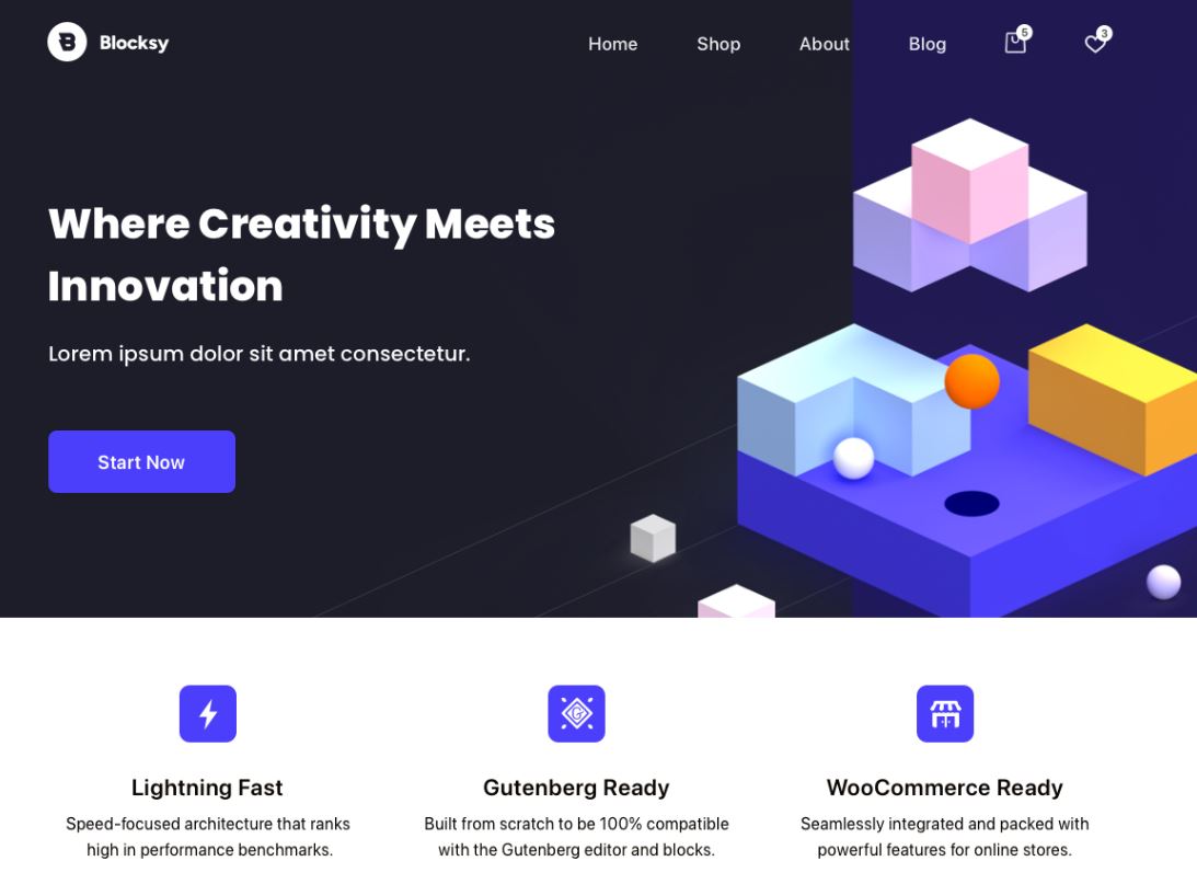 Blocksy – un thème WordPress freemium complet