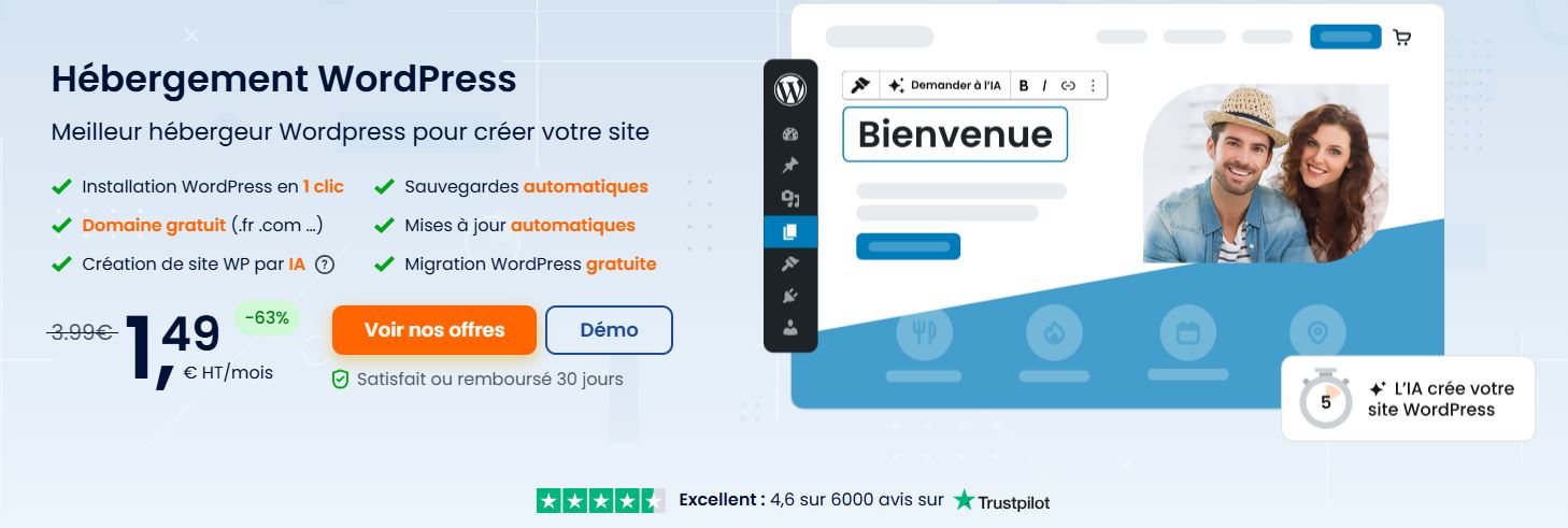 Hébergement WordPress LWS – un environnement optimisé pour les sites WordPress