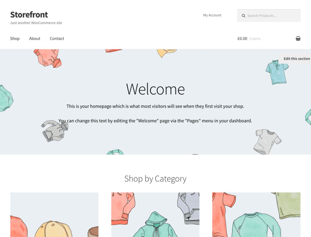 Storefront – un thème WordPress gratuit, parfait pour un site e-commerce